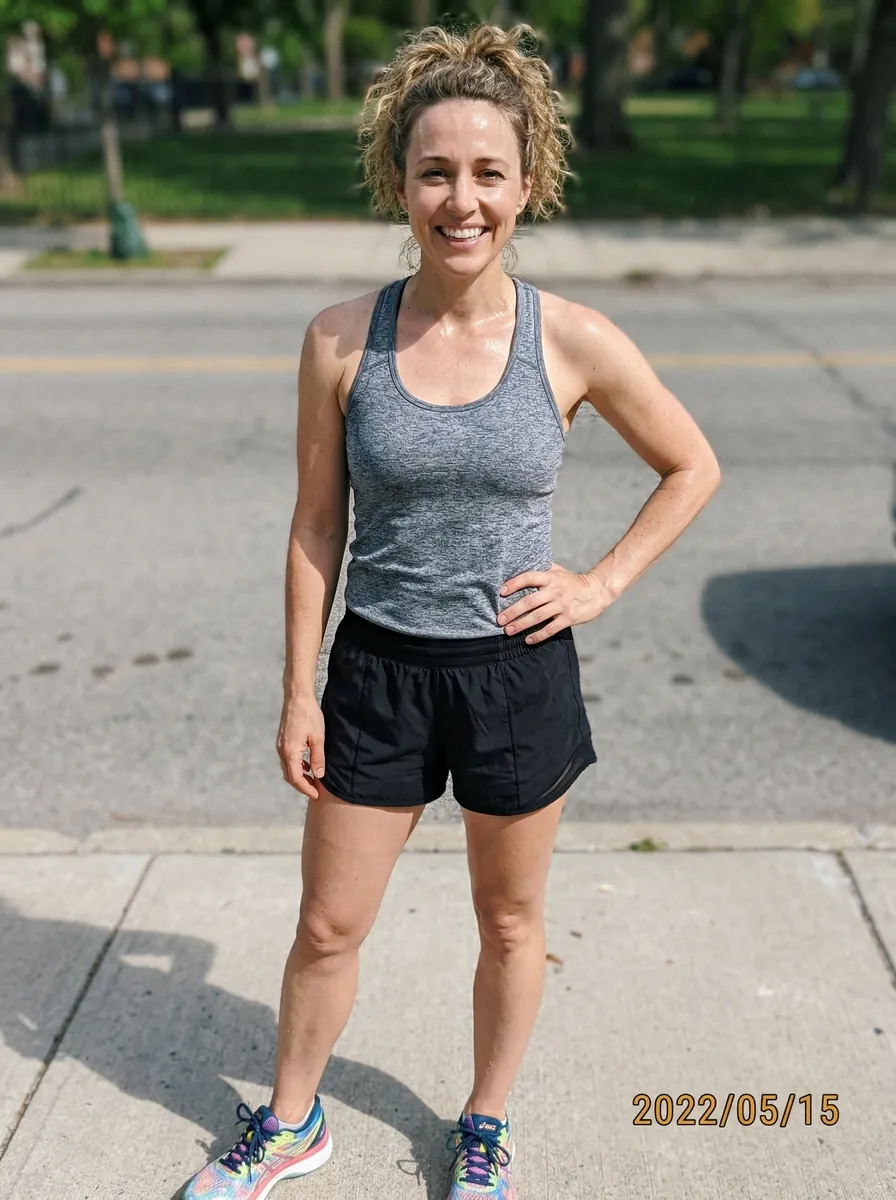 Mono Lisa after transformation, exercising outside